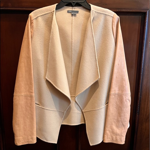 Vince jacket with partial leather - Picture 1 of 7